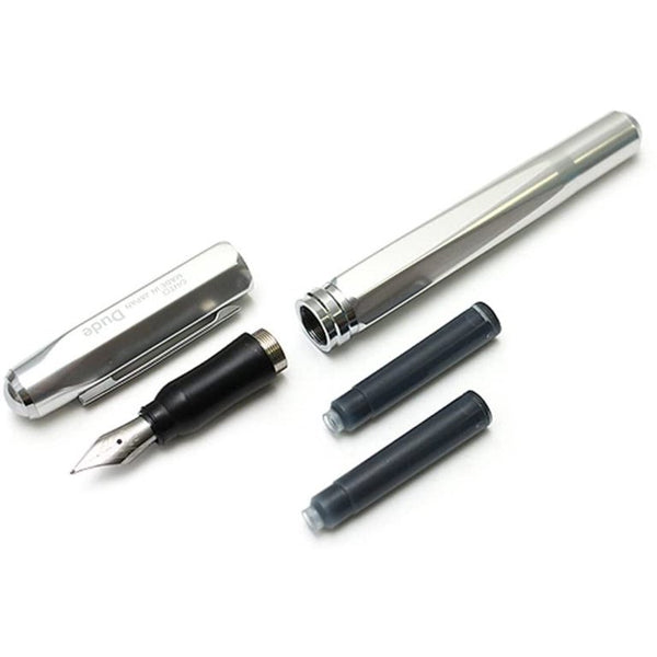 Dude Fountain Pen in Silver by Ohto