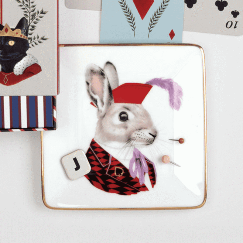 Trinket Tray | Berkley Bestiary Jack Rabbit