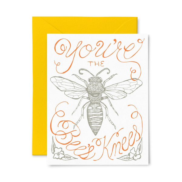 Carte de remerciement | Les genoux d'abeille