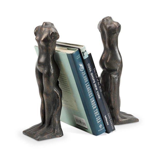 Female Torso Cast Iron Bookends {Pair}