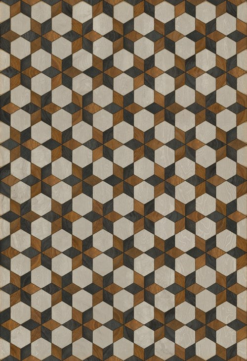 Vintage Vinyl® Floorcloth | Neutron Star {52 x 76}