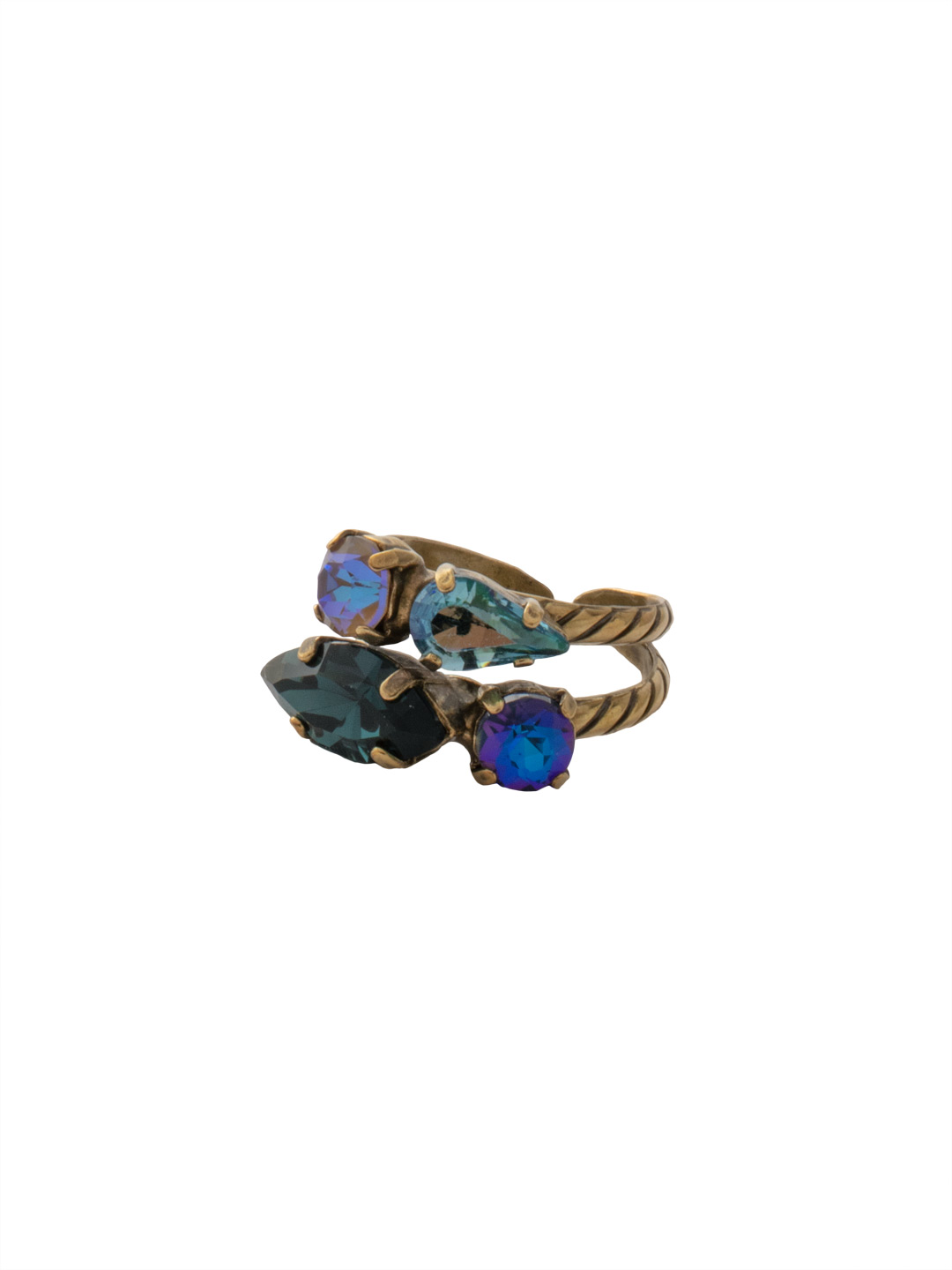 Mayzel Stacked Ring | Venice Blue