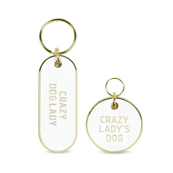 Keychain + Pet Tag Set {Multiple Styles}