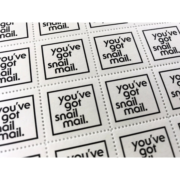 Timbres à lécher et à coller | Vous avez reçu un courrier postal