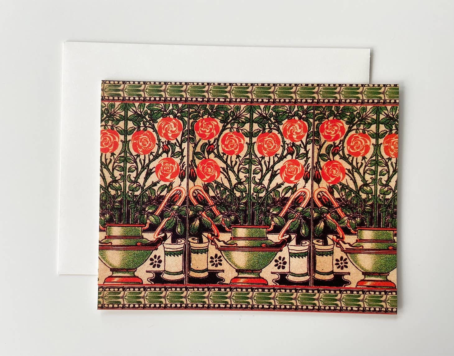 Cartes de conception de papier peint Art Nouveau | Lot de 8