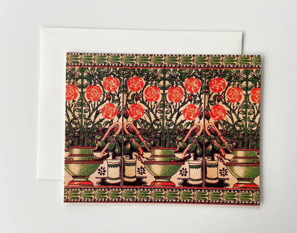 Cartes de conception de papier peint Art Nouveau | Lot de 8