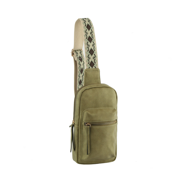 Sac à bandoulière pour sangle de guitare {plusieurs couleurs}