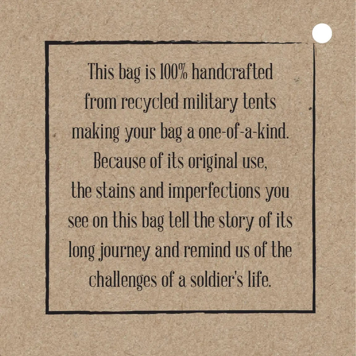 Unisex Crossbody | Upcycled Canvas | USMC Semper Fi