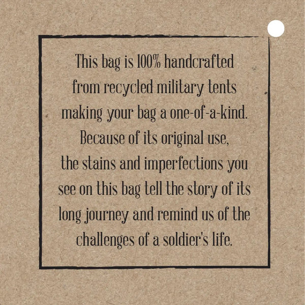 Unisex Crossbody | Upcycled Canvas | USMC Semper Fi