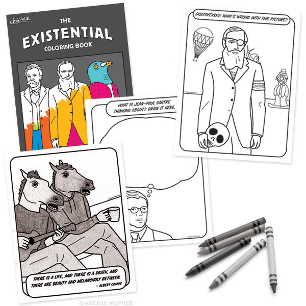 Existential Coloring Book