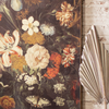 Impression florale encadrée sur toile