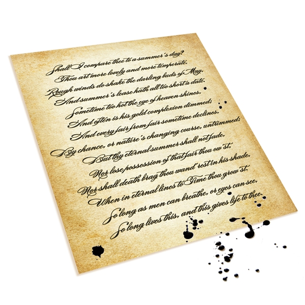 Aged Parchment Boxed Stationery Set