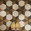 Vintage Vinyl® Floorcloth | Neutron Star {52 x 76}
