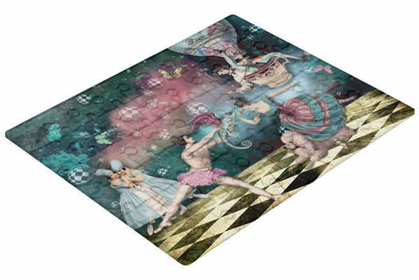 Puzzle et étain en acrylique Danse du Fibonacci