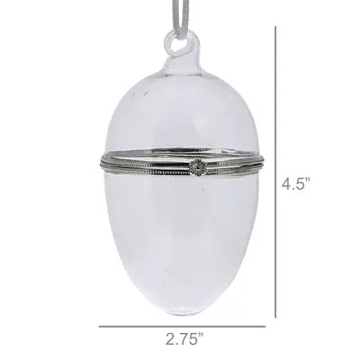 Glass Keepsake Box Ornament {Multiple Styles}
