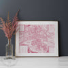 Pochoir en maille | Plan de Paris {18" x 24"}