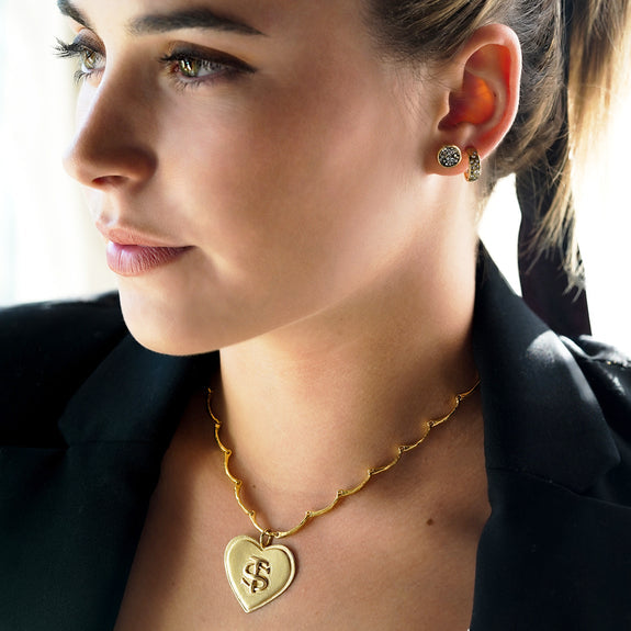 Reverie Scallop Necklace {14k Gold Plated}