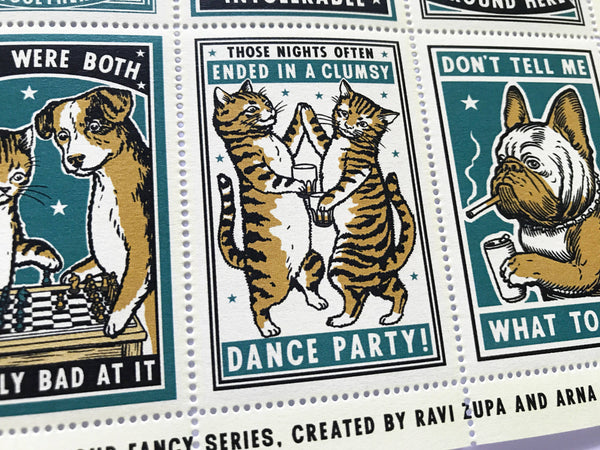 Lick & Stick Stamps | Complicated Friendships {clearance}