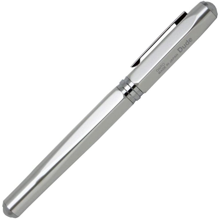 Dude Fountain Pen in Silver by Ohto