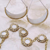 Moon Daisy Delicate Chain Bracelet | Brass