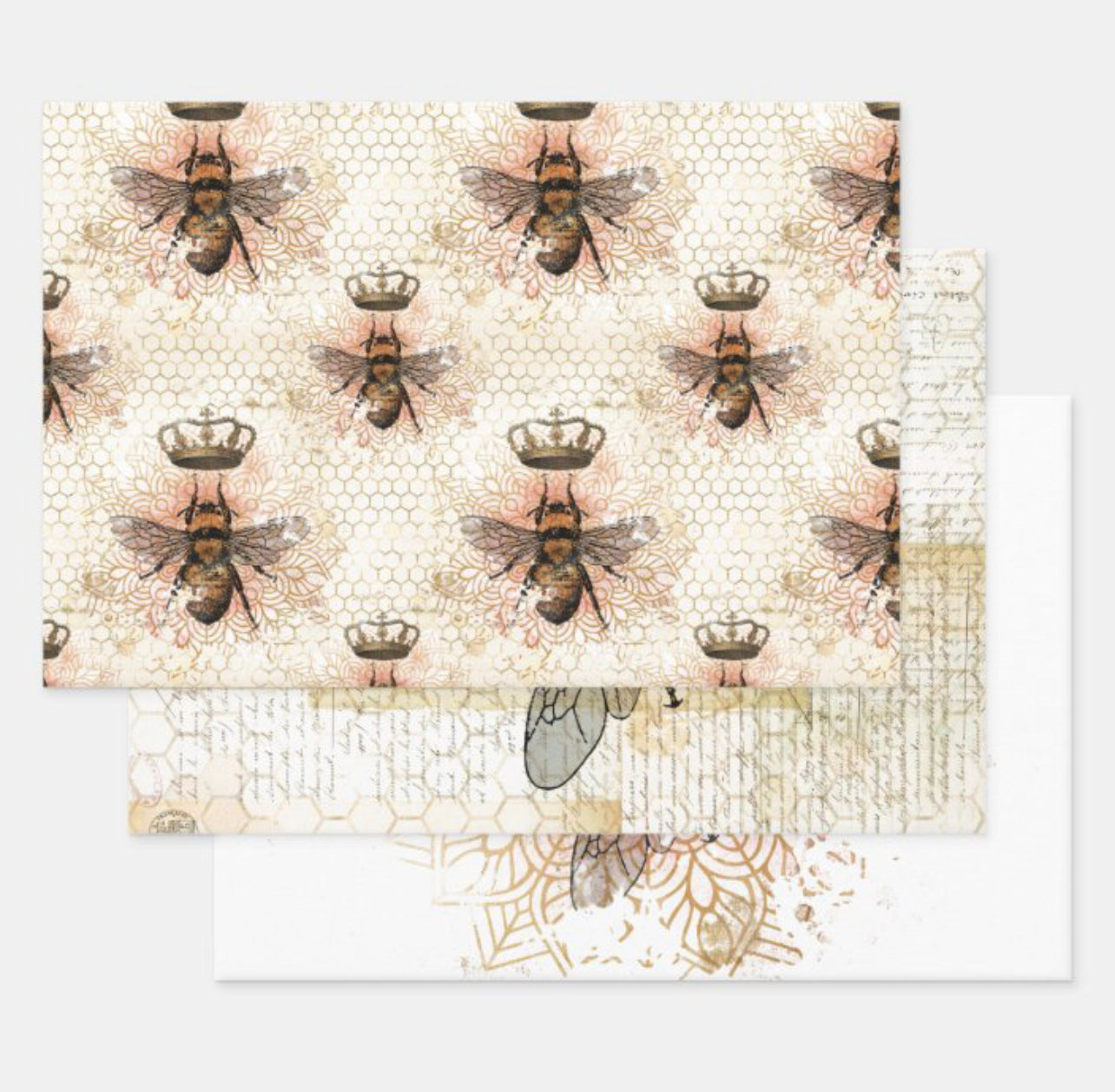 Feuilles simples d'emballage/découpage de créateur | 19