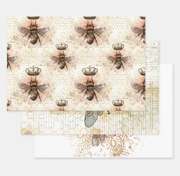 Feuilles simples d'emballage/découpage de créateur | 19" x 29" {Modèles multiples}
