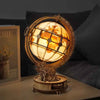 Lampe Globe Lumineuse Puzzle Mécanique En Bois
