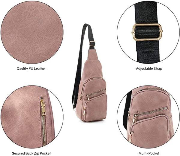 Sac à bandoulière avec poche avant