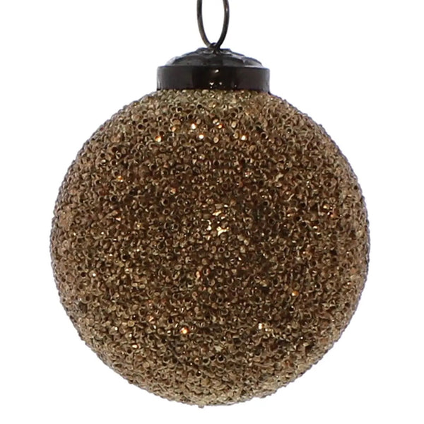 Crystalized Glass Ornament | Assorted Colors {multiple sizes}