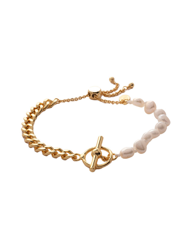 Beatrice Slider Bracelet | Modern Pearl