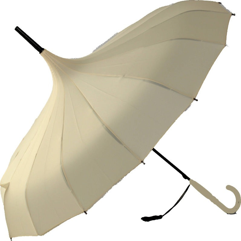 Ribbed Pagoda | Walking Stick Umbrellas {multiple colors}