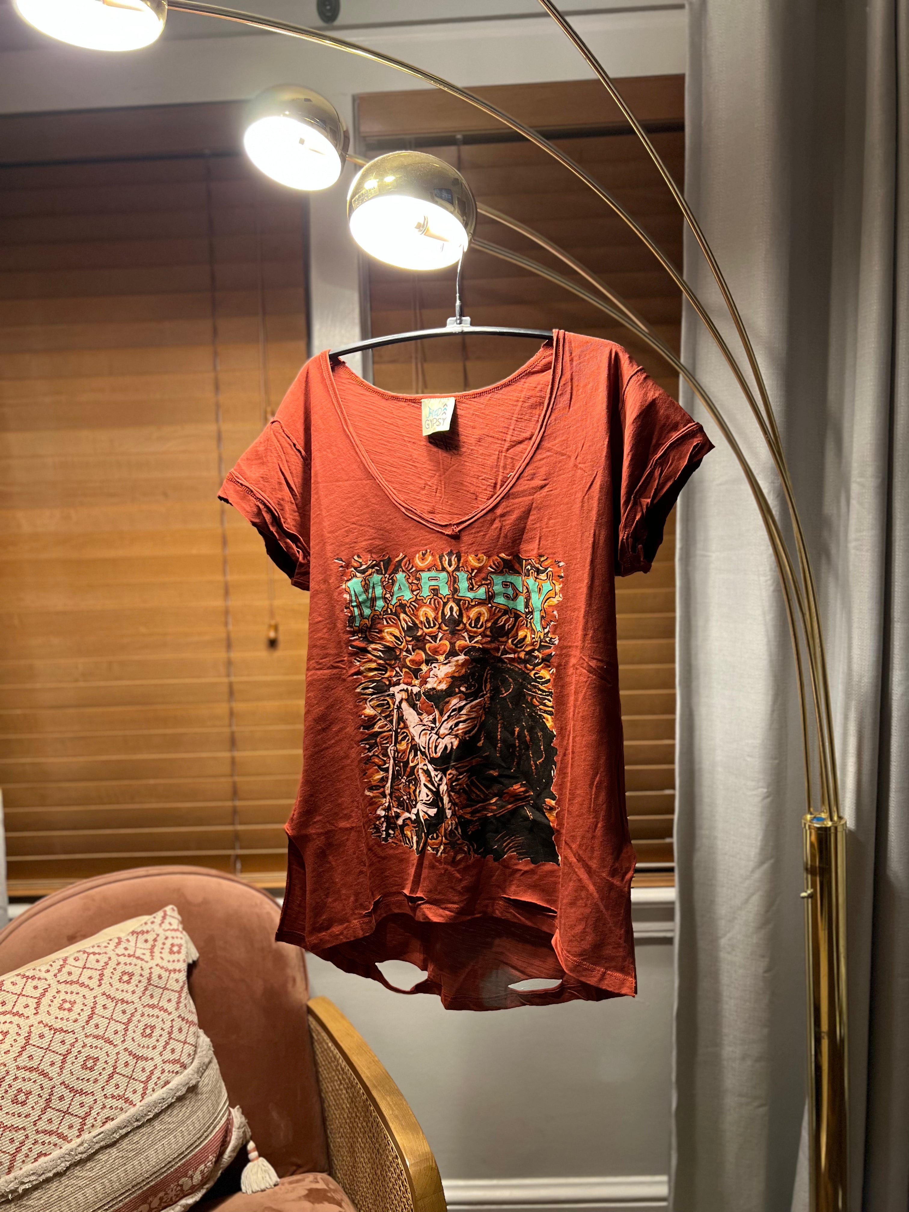 Vintage-Inspired Band Tee | Bob Marley