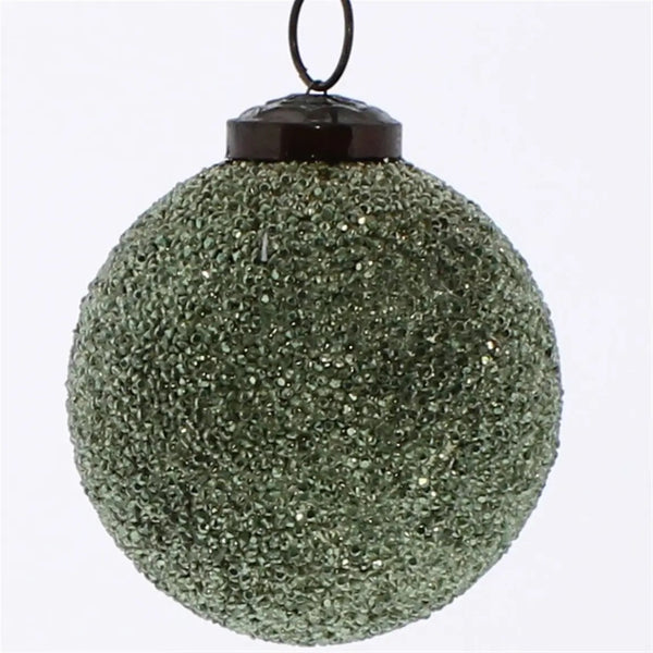 Crystalized Glass Ornament | Assorted Colors {multiple sizes}