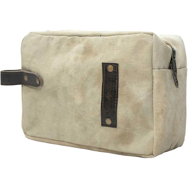 Canvas Shaving Bag | Upcycled Military Tent