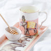 Giraffe + Elephant Mug Set