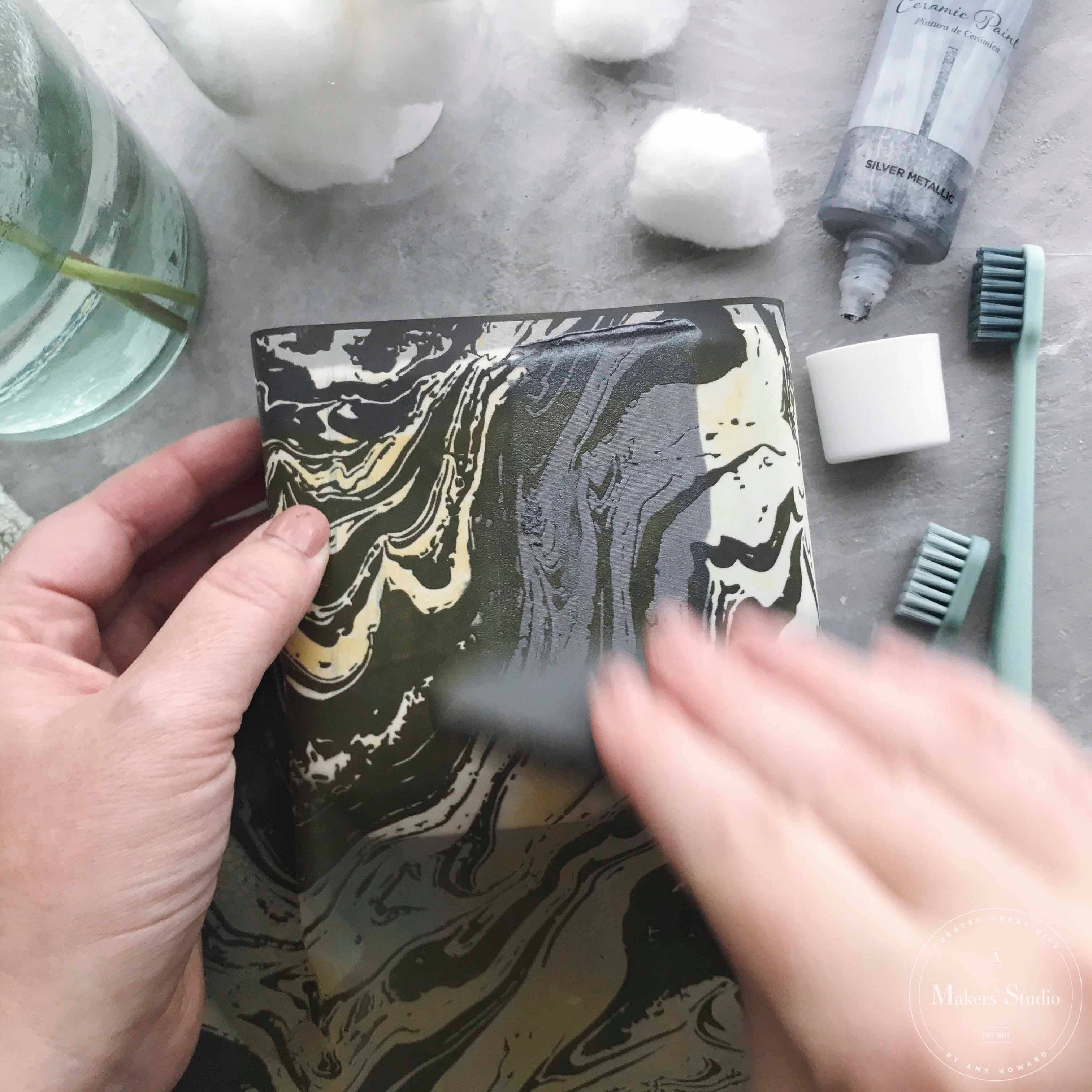 Marbling 8.5x11 Mesh Stencil {clearance}