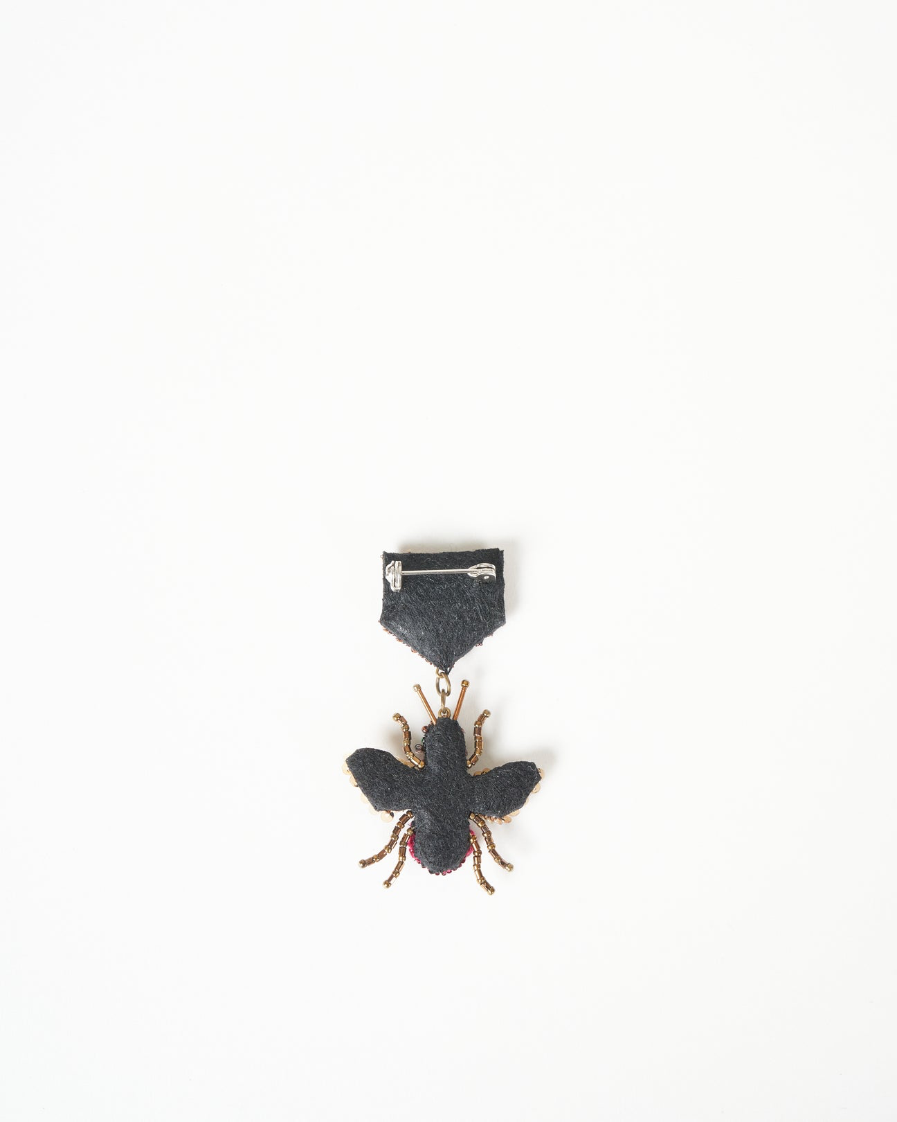 Broche Médaille Abeille Arc-en-ciel