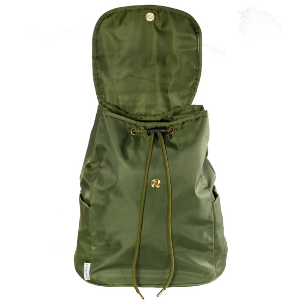 Sac à dos à cordon olive