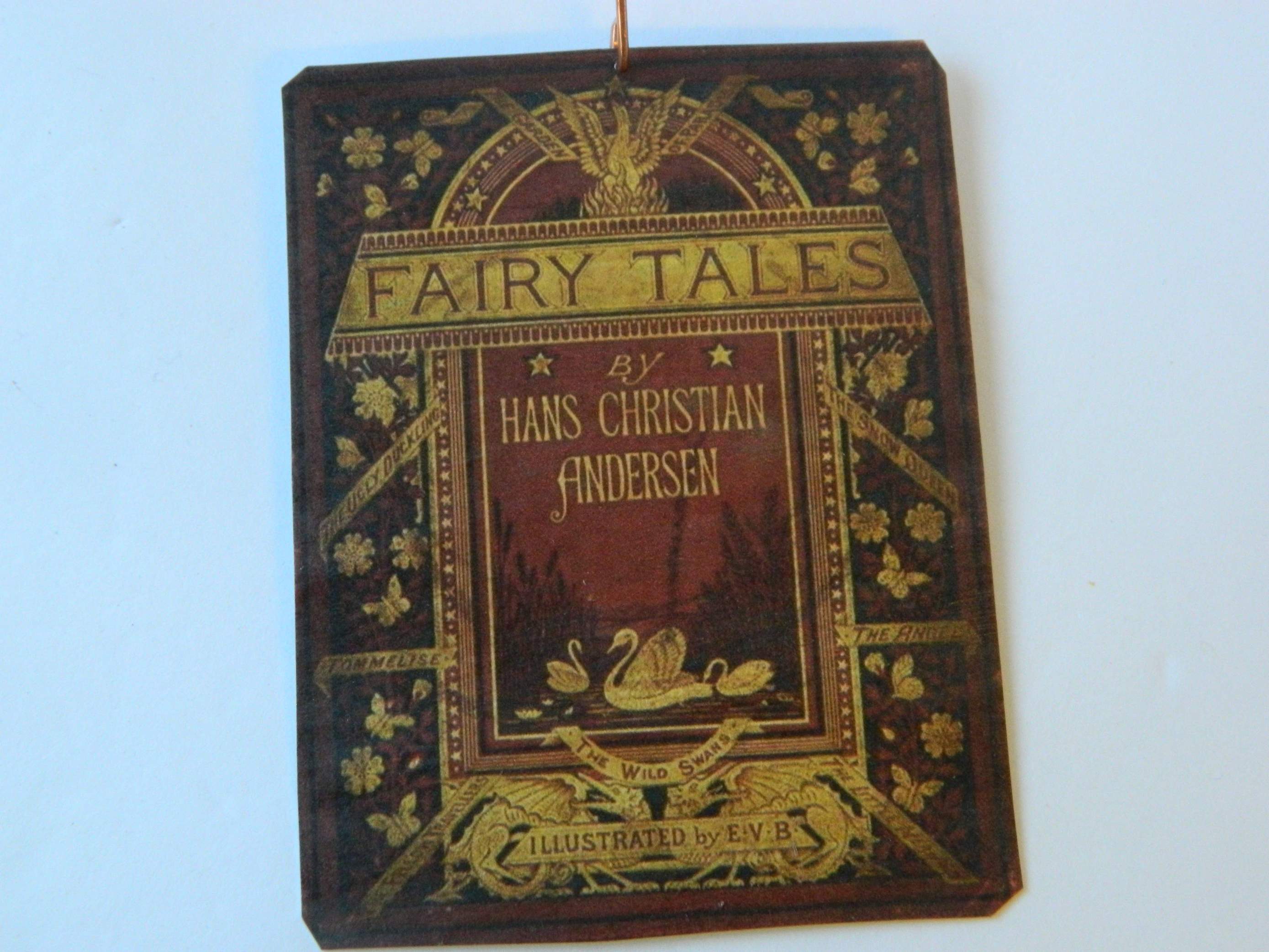 Handmade Vintage Book Cover Ornaments {Various Titles}