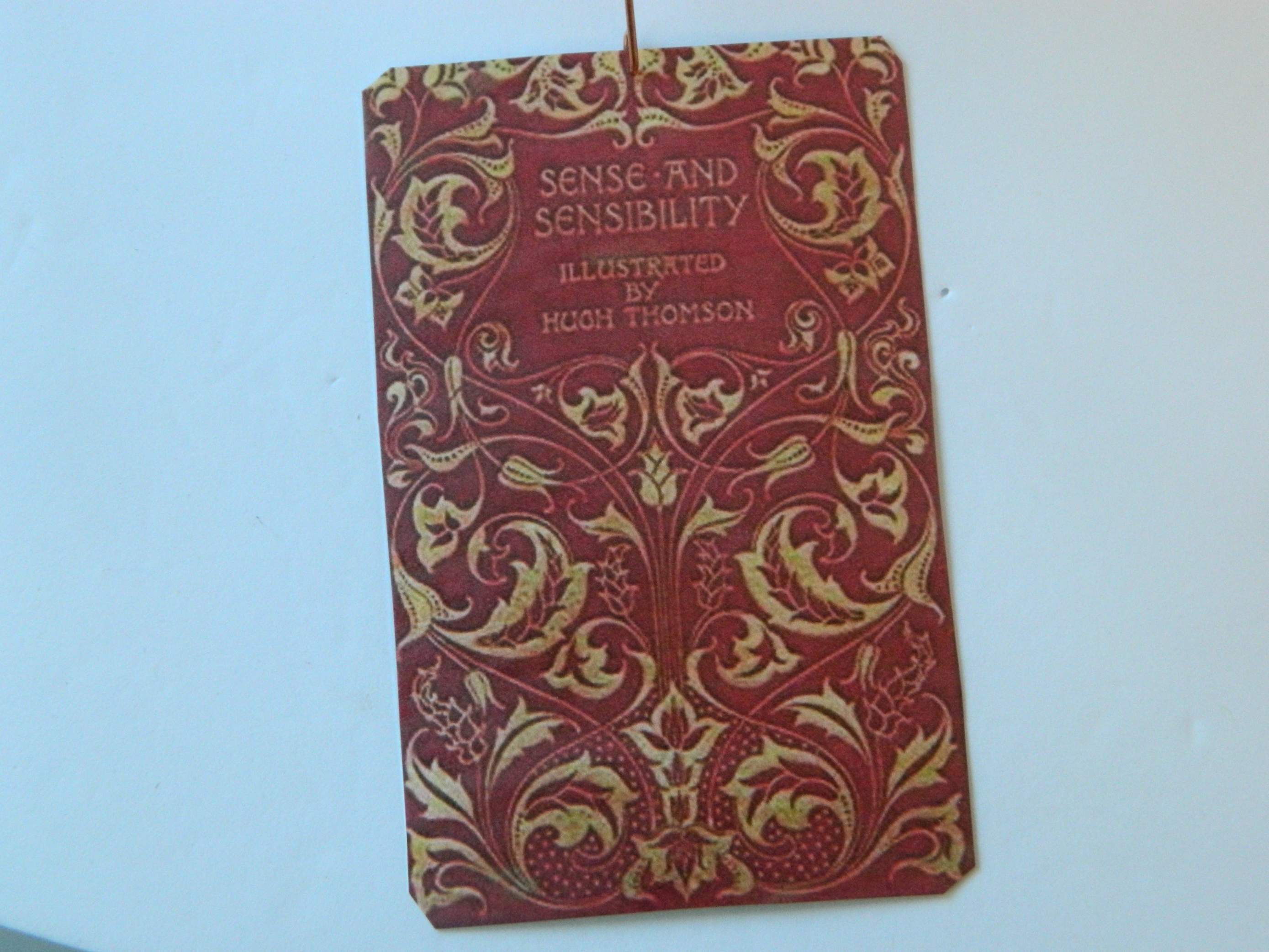 Handmade Vintage Book Cover Ornaments {Various Titles}