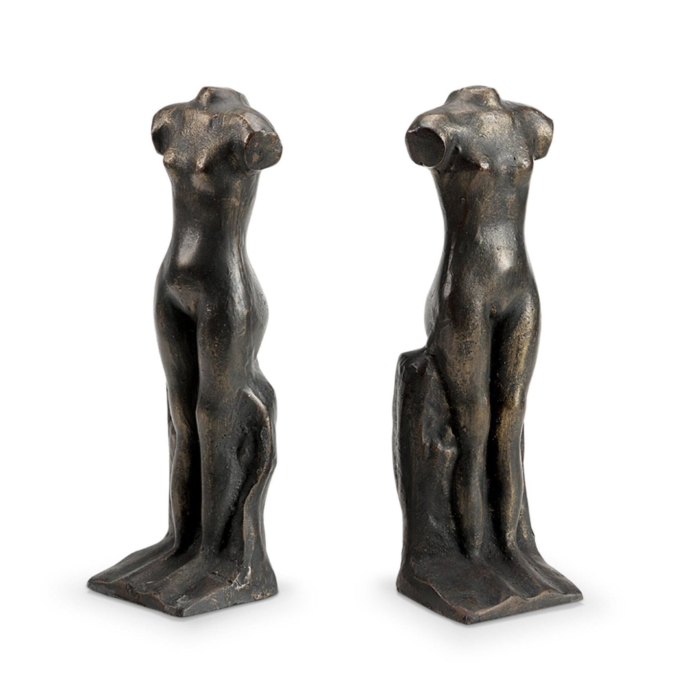 Female Torso Cast Iron Bookends {Pair}