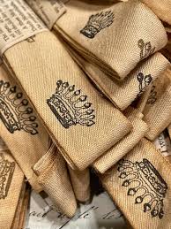 Printed Cotton Aged Ribbon