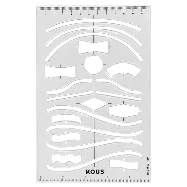 Modèle de composition de lettrage curviligne
