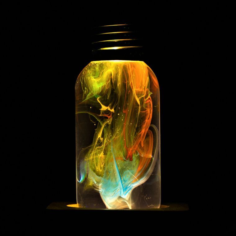 Ampoule en résine LED fabriquée à la main | Jeunesse
