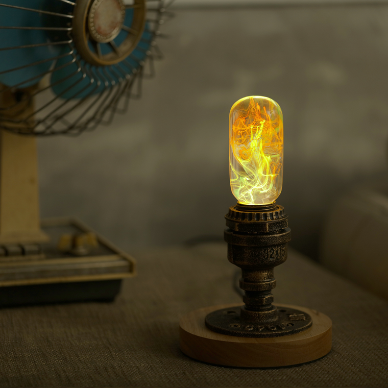 Ampoule en résine LED fabriquée à la main | Jeunesse