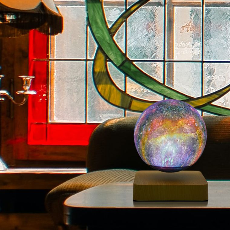Levitating 3D Galaxy Lamp