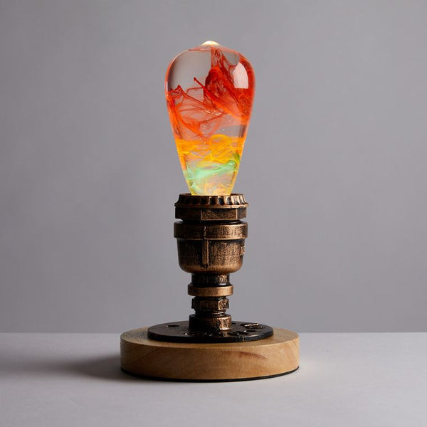 Handcrafted LED Resin Bulb | Nebula