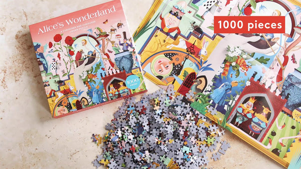 Alice's Wonderland | A Curiouser and Curiouser Jigsaw Puzzle {1000 pcs}