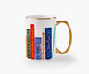 Tasse en porcelaine du club de lecture