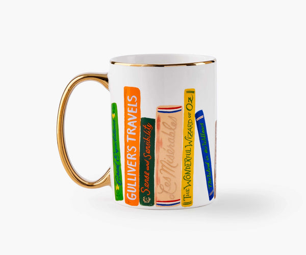 Tasse en porcelaine du club de lecture